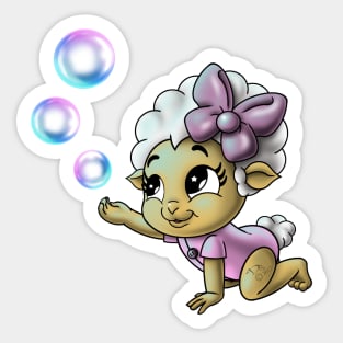 Baby Sheep Sticker